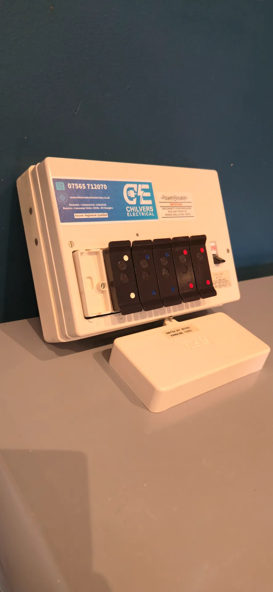 Old fuse box electrical inspection in Newport Pagnell and Milton Keynes