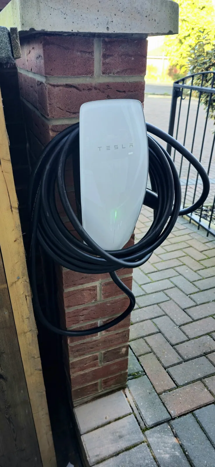 Tesla Wall Connector EV charger installation in Milton Keynes
